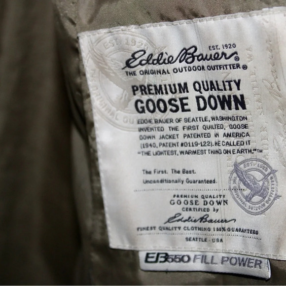 Eddie Bauer 550 Goose Down Quilted Coat - Picture 7 of 8